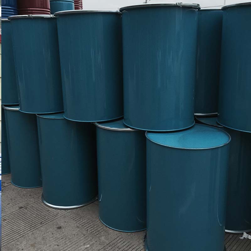 供应直板卡箍大开口化工铁桶垃圾油漆油膏专用桶优惠促销中