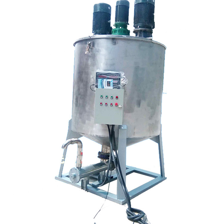 Vertical Paste Computer Dosing Mixer, Low-Speed Stirring and High-Speed Dispersion, Uniform Mixing and Scraping Walls Without Residue