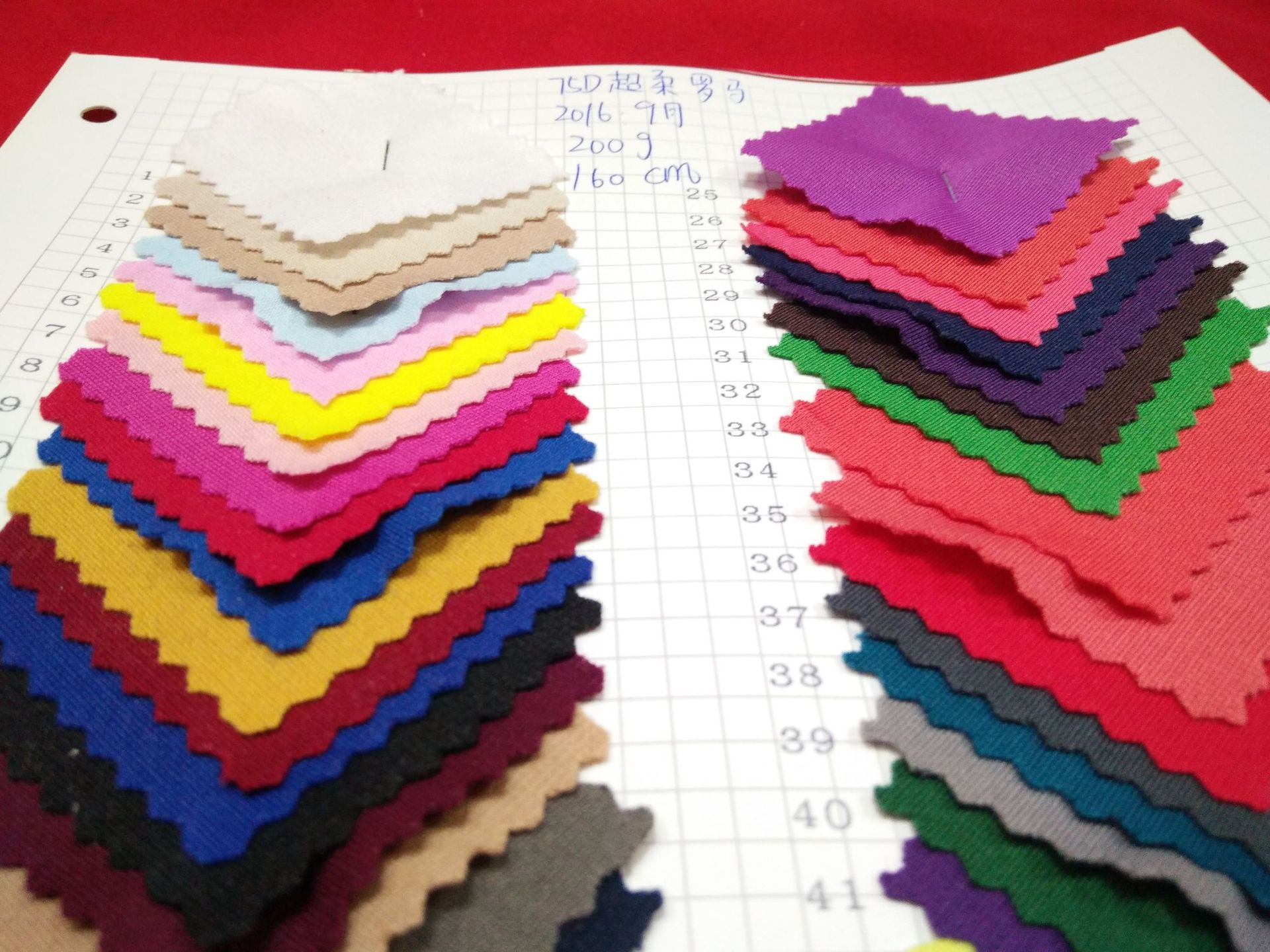 厂家直销100D涤纶罗马布 针织面料罗马拉架 女装裤装服装布料批发