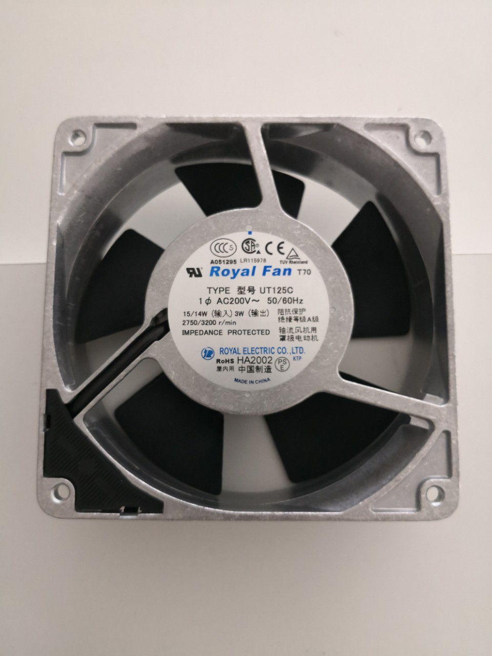 松下机器人控制柜冷却风扇UT125C