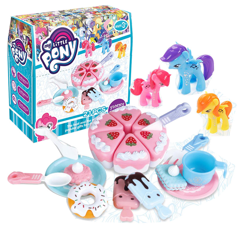 小马玩具过家家益智奇趣水果蛋糕切切乐DIY套装儿童学生玩具礼盒