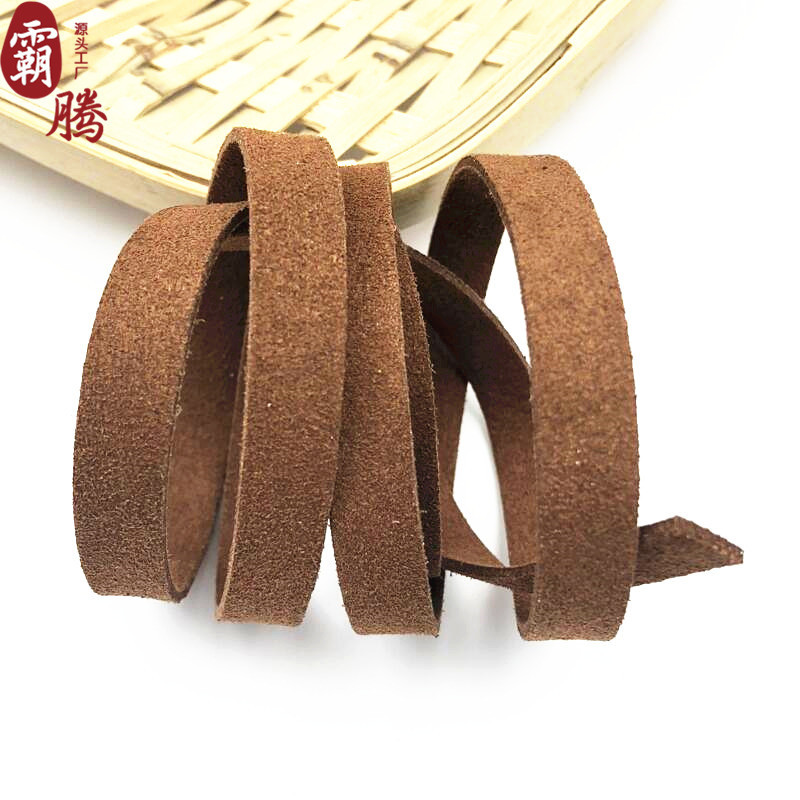 Supply custom width 5mm Double velour strip diy Jewelry Material Science Continue Imitation leather
