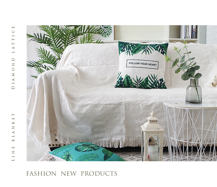 Off-white Rhombus Blanket 5