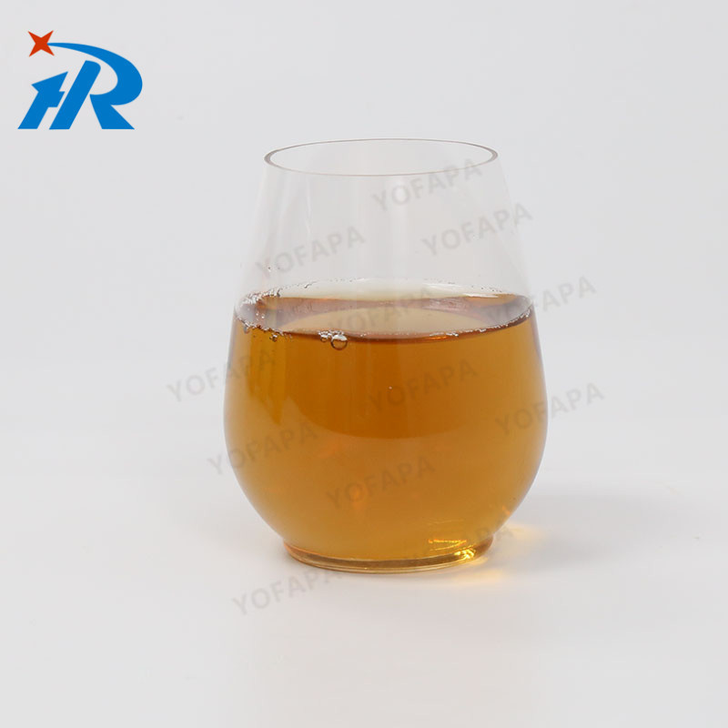 亚马逊饮料杯4oz塑料小杯子无脚红酒杯wineglass