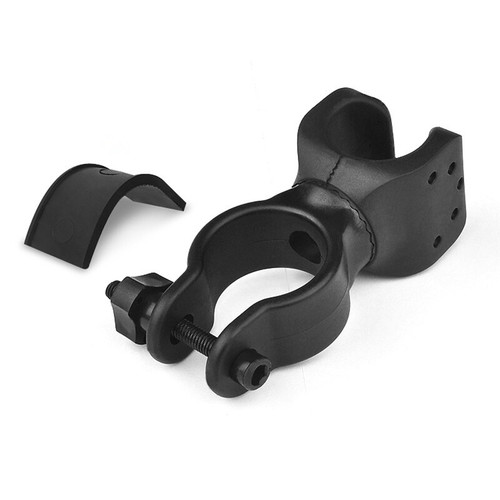 Bicycle flashlight lamp clip front light holder fixed bracket 360 degree rotating light clip flashlight holder wholesale