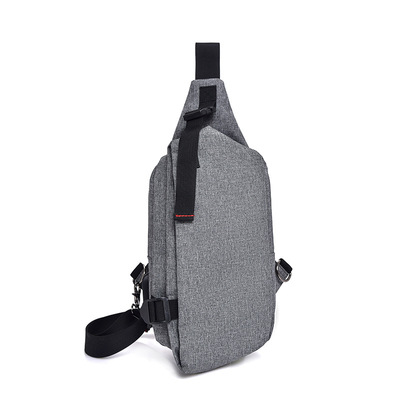 新款跨境专供创意男士单肩包多功能胸包USB休闲斜挎包速卖通热销