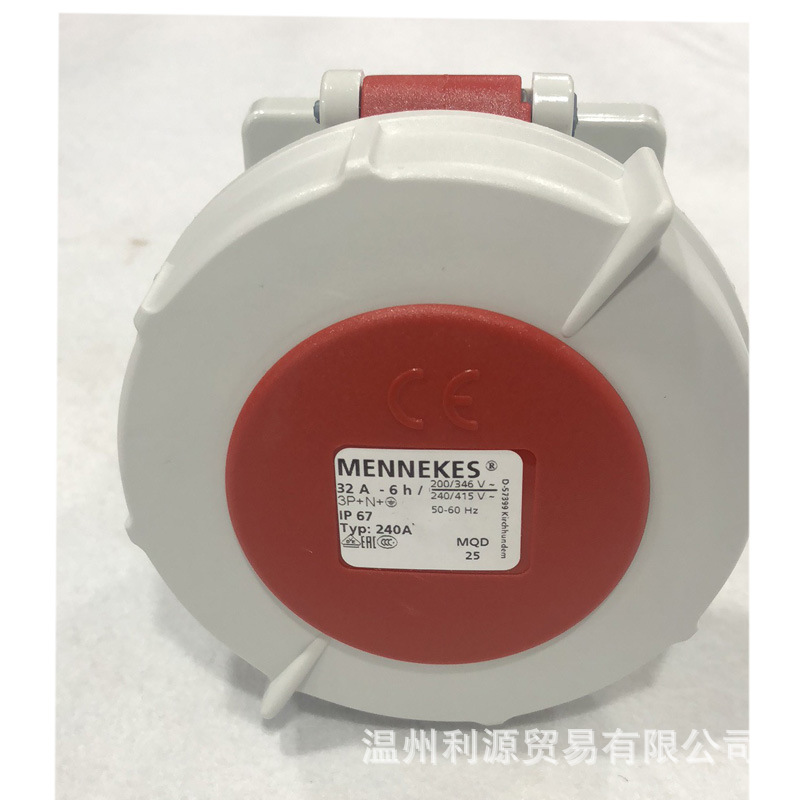 德国原装曼奈柯斯 MENNEKES 工业插座  壁装插座连接器 T yp240A