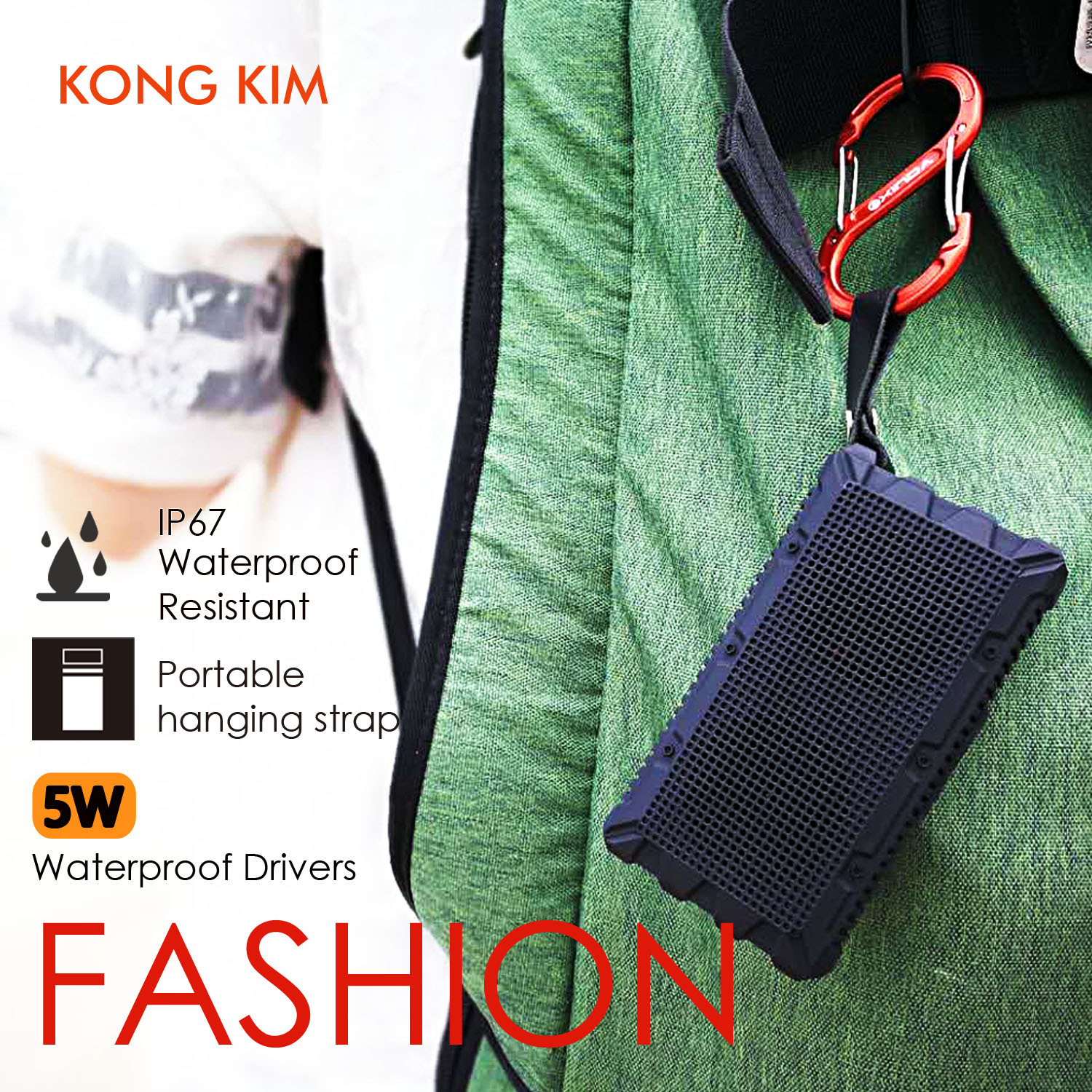 F011 black-outdoor speaker