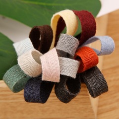 Human figure pattern cotton satin ribbon hair accessory hair clip DIY handmade fashion hat material packaging woven ribbon