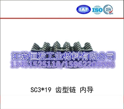 SC3*19外导齿形链 3分齿形链 无声链 外接触式 输送链 提升机链