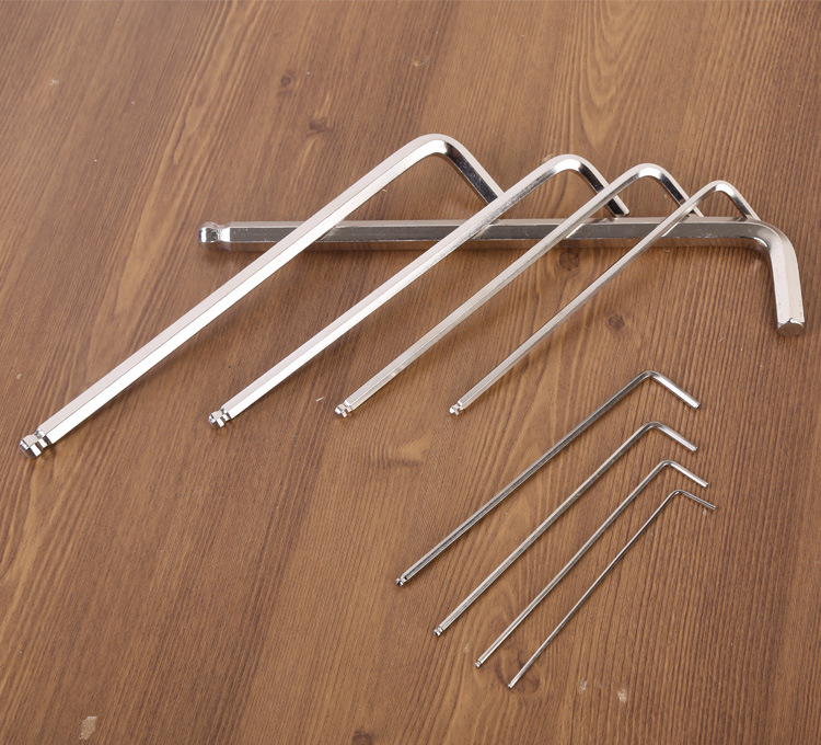 중간 긴 밝은 확장 밝은 육각 렌치 세트 육각 렌치