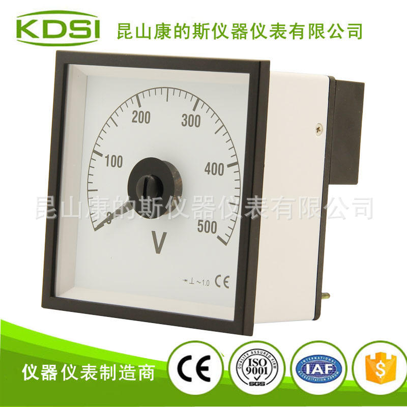 指针式整流型交流电压表 BE-96W AC500V-2无商标