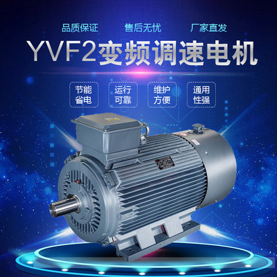 Rongcheng manufacturers YVF2 high speed Spindle motor 0.75kw Inverter motor YVP Low speed 6 Adjust speed electrical machinery