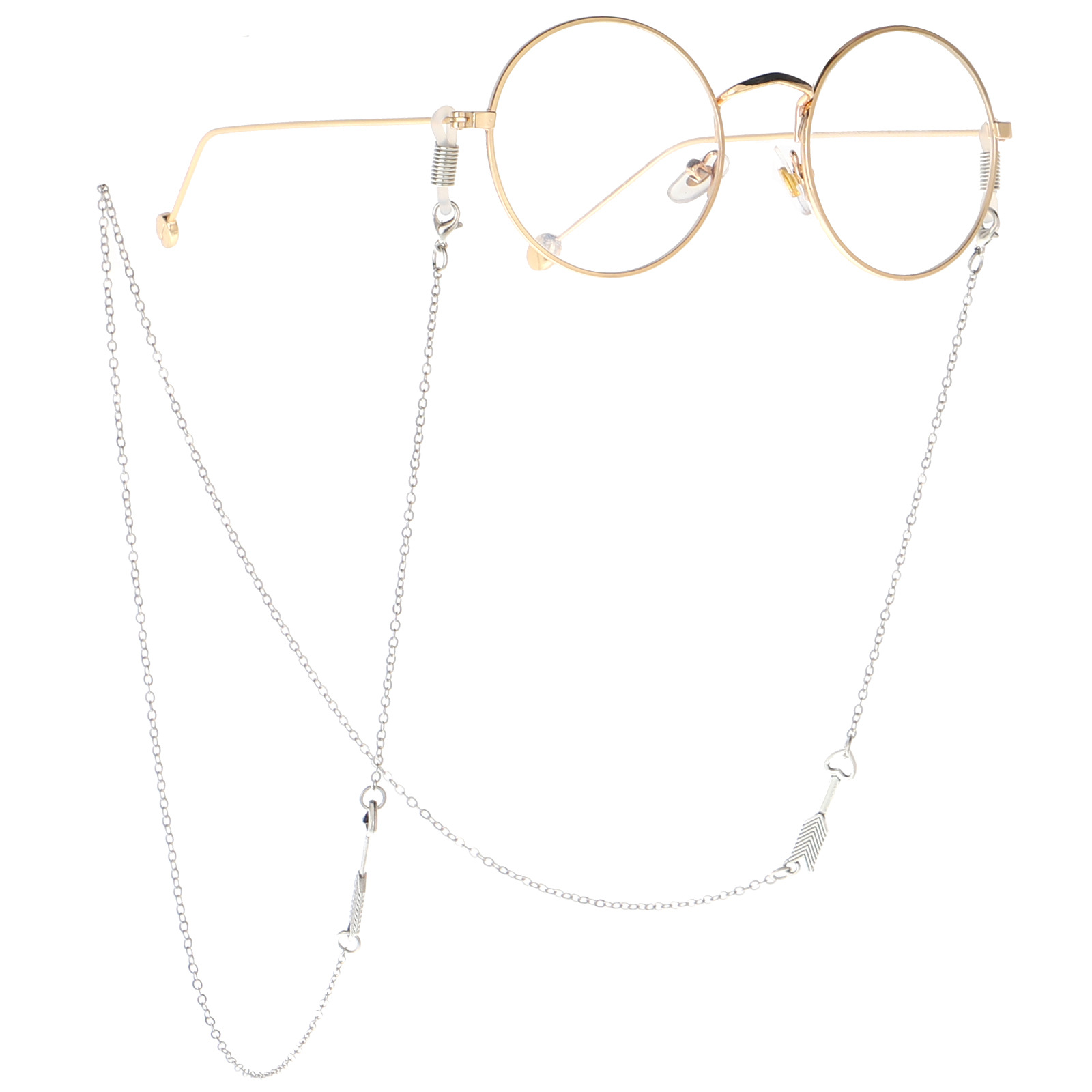 New Style Necklace Glasses Chain Dual-use One Arrow Through The Heart Sunglasses Hanging Chain Glasses display picture 3
