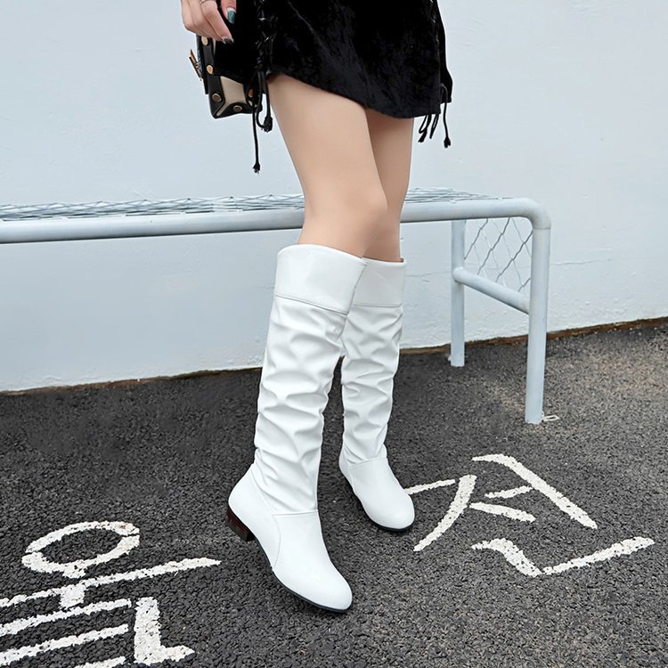 Bottes femme en PU artificiel - Ref 3354302 Image 13