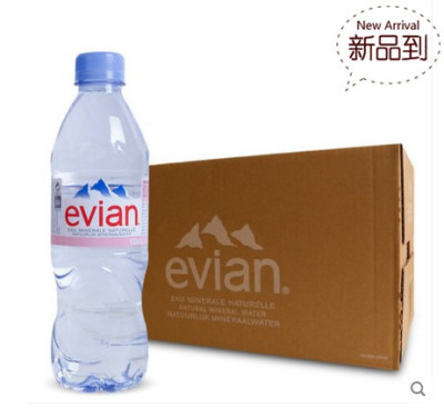 法国原装矿泉水500ml*24瓶整箱装 新包装|ms
