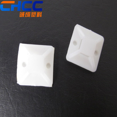 supply:wholesale 40*40mm Tie mounts Plastic Holder Tie wire fixing seat Stick-type holder