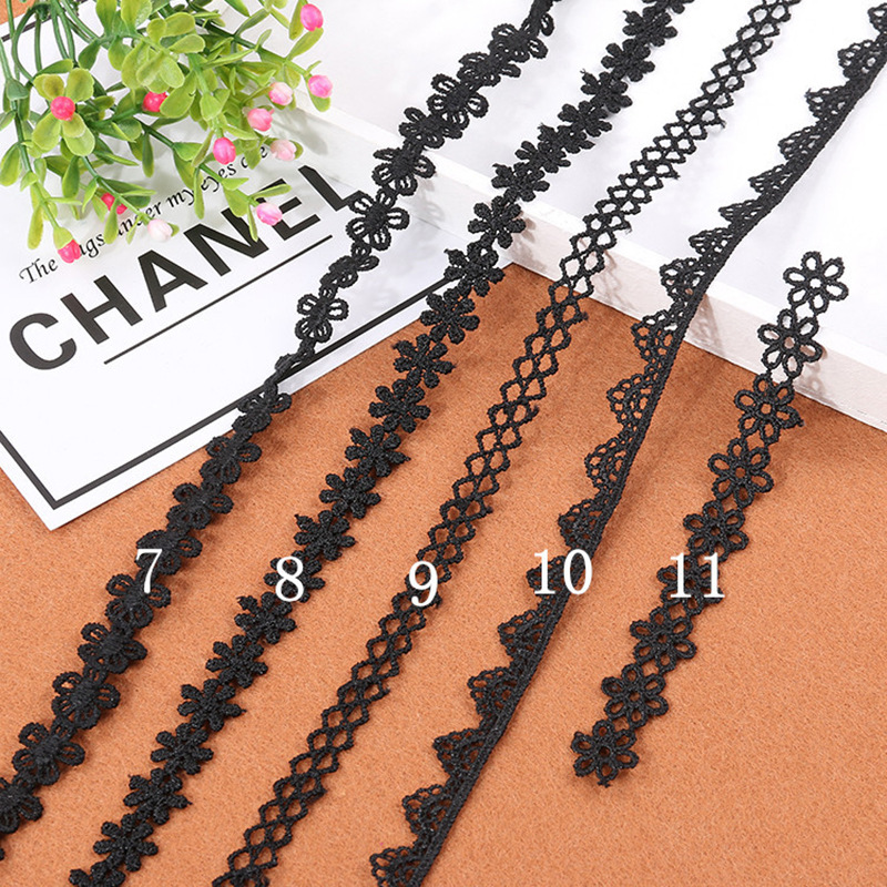 厂家直销高品质 电脑刺绣镂空项链手链花边 diy涤纶花边 服装辅料