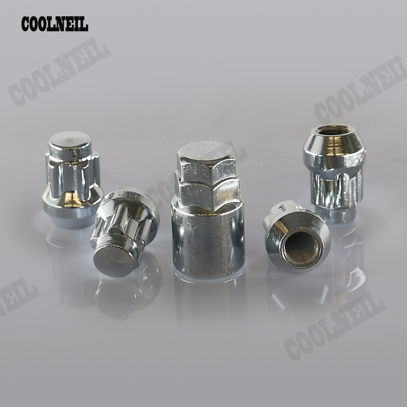 4+1汽车轮毂防盗螺母  汽车改装32mm车胎防盗螺丝 厂家有现货