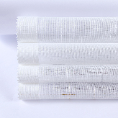 厂家直销 纯色亮丝大十字麻纱 窗帘配纱 客厅卧室书房专用 可定制