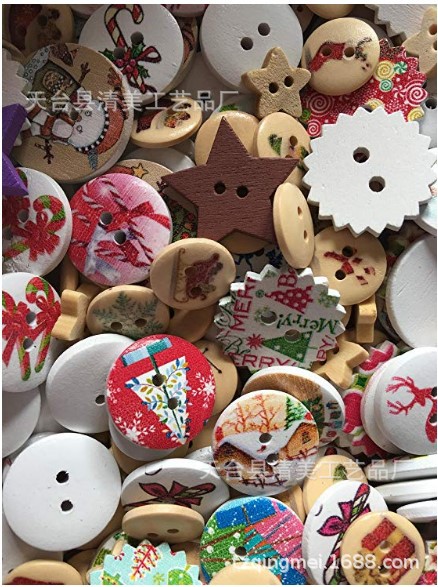 Lote pequeño de decoración de madera en stock, pieza de madera decorativa navideña, pieza de madera decorativa mixta navideña de madera