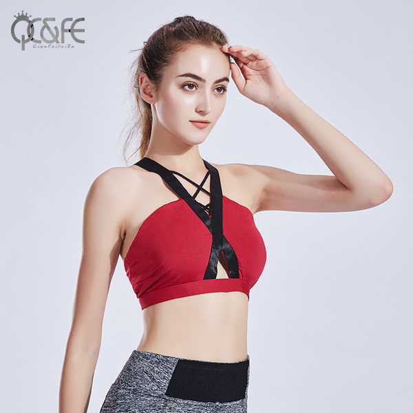 Sports Bra Fitness Shock-proof Close Set Underwear vest Bra Running vest Woman