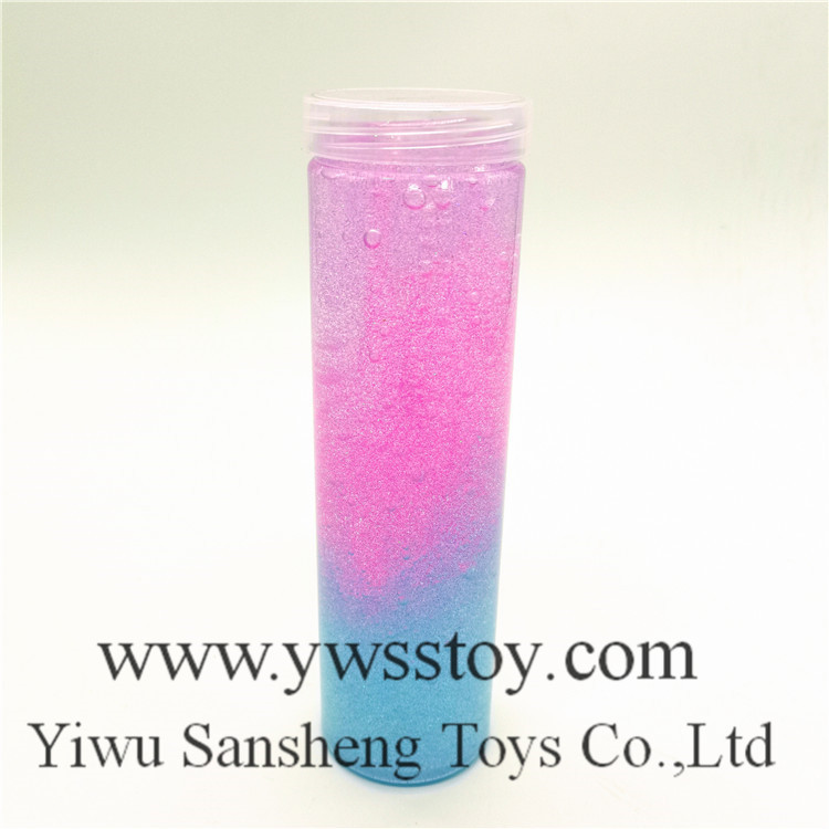 三色长条金箔水晶泥