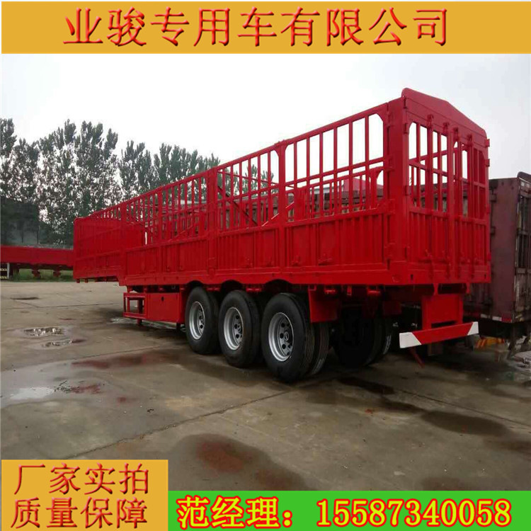 今年（新图）高低板13米花栏板半挂车质量与维护事项