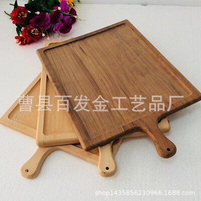 customized woodiness Tray solid wood Storage Tray Pizza plate wooden  Dinner plate tea tray Customized