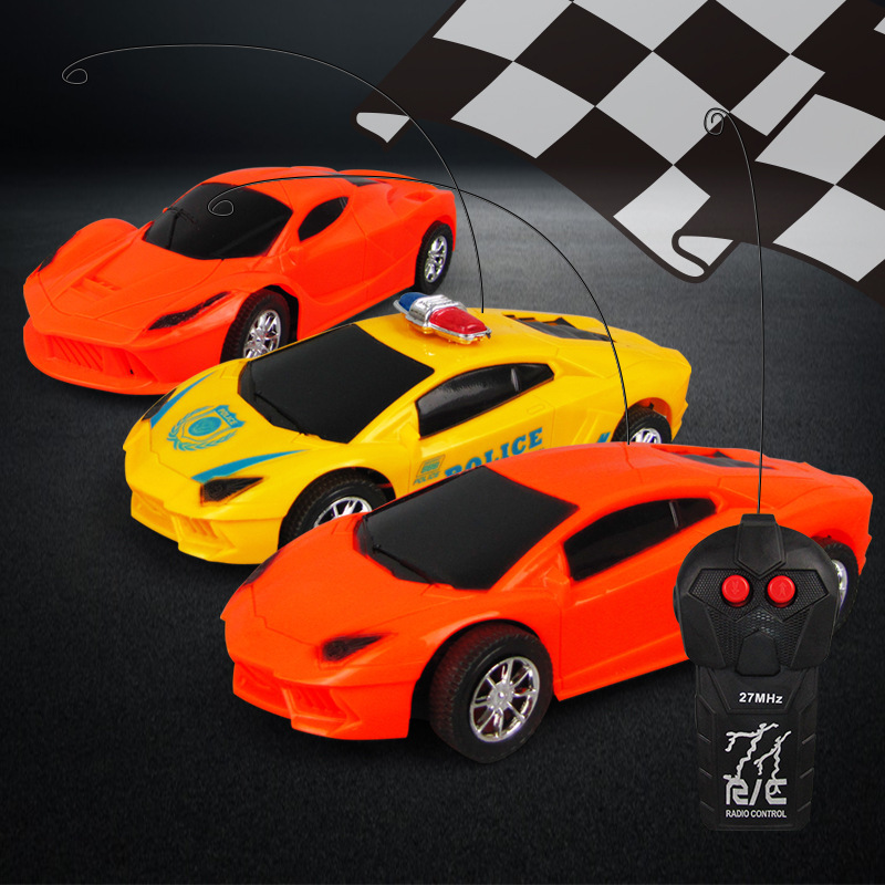 Envío gratuito coche de control remoto de dos vías de luz coche de control remoto 1:24 simulación coche de carreras de juguete eléctrico para niños puesto de juguete