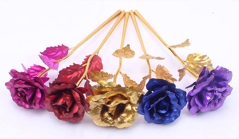 Cute Sweet Flower Polyethylene Gold Foil Paper display picture 2