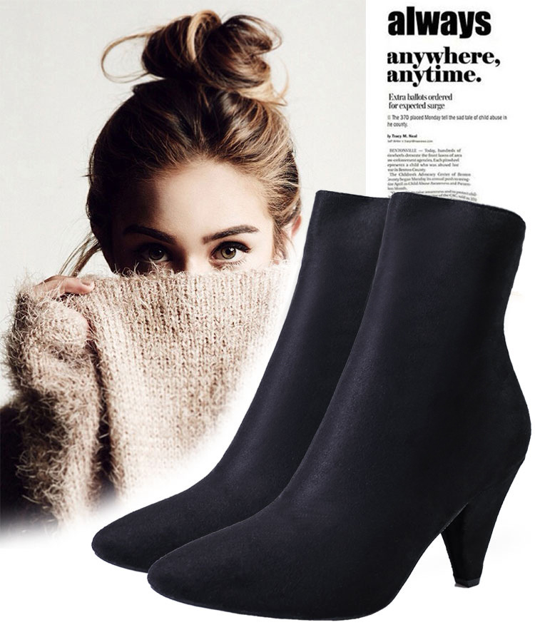 Bottes femme en Daim - Ref 3355396 Image 6