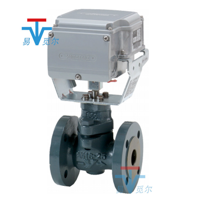 日本山武azbil电动两通阀vy5158l0061 vy5158l0081蒸汽调节阀24V