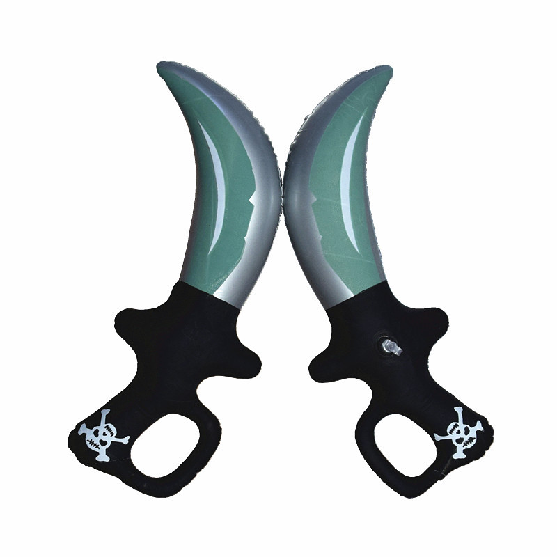 inflation Toy knife Pirate knife Simulation Weapons Activities Props Inflatable knife inflation toy Toy knife