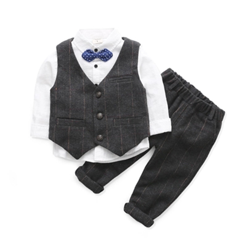 2018 new pattern Child 3 Suits 5 Dress 6 shirt suit On behalf of baby Vest Multiple sets of