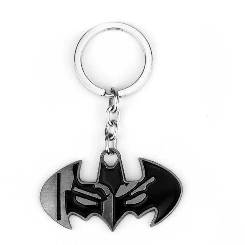 Retro keychain, car keys, pendant, Batman, creative gift