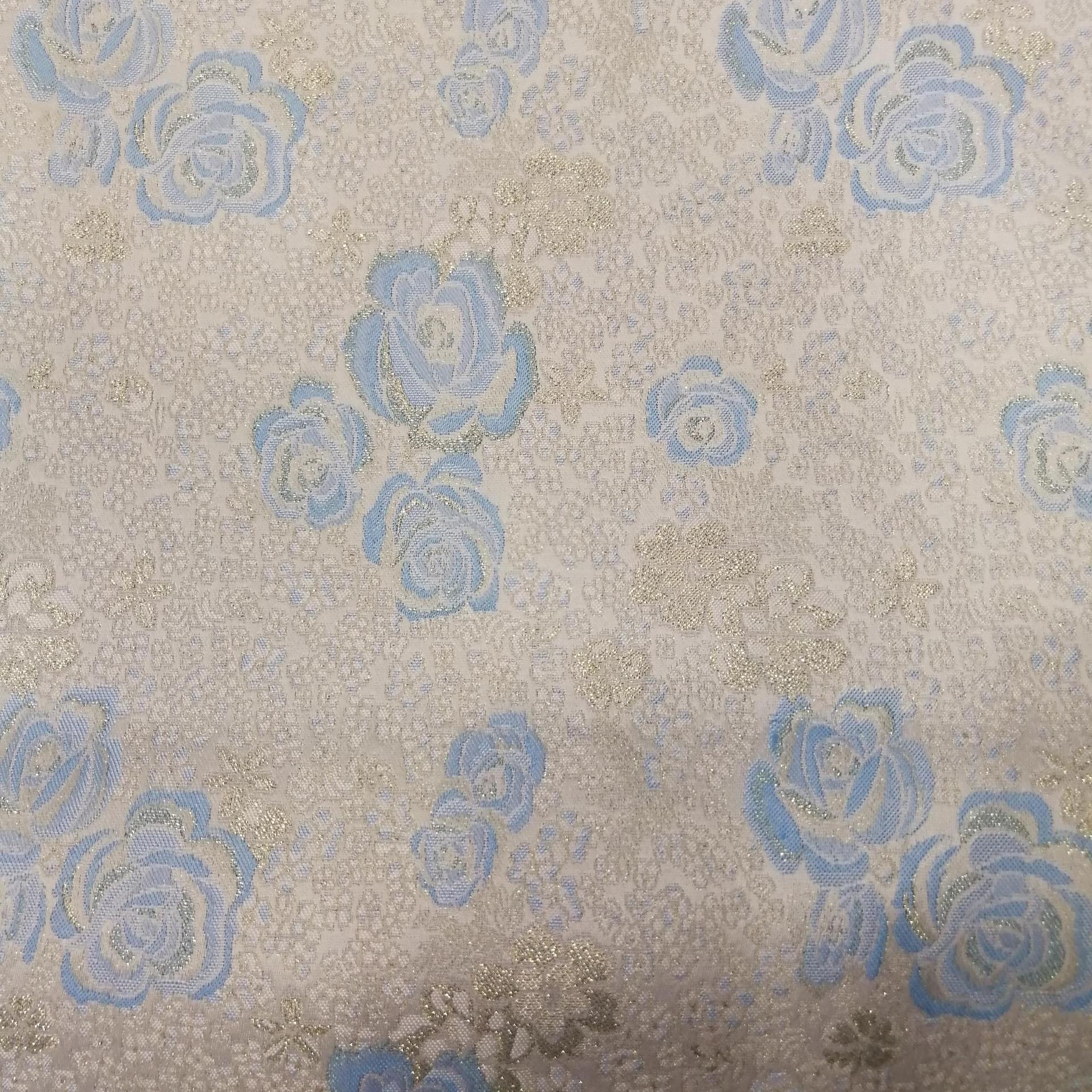 色织金银丝时尚提花面料童装礼服连衣裙鞋料箱包抱枕