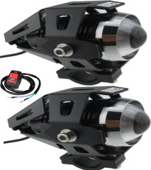 Cross-border supply of motorcycle LED headlights, off-road vehicles, electric vehicles, U5 Transformers laser cannon modified external lights