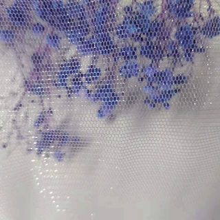 厂家直销 闪光加强网 婚纱礼服软网  蓬蓬裙网纱 亮丝六角网眼布