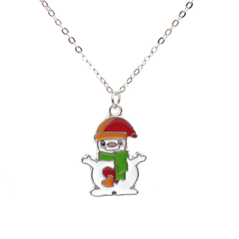 Alloy Fashion Geometric necklace  snowman NHYL0331snowmanpicture2