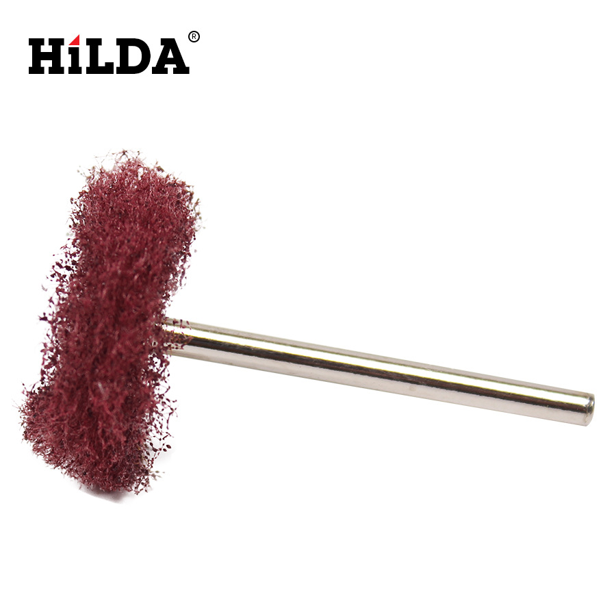 Suministro Hilda molino eléctrico accesorios Jade talla Jade ágata núcleo de oliva talla de madera pulido colgante molino accesorios rueda de tela