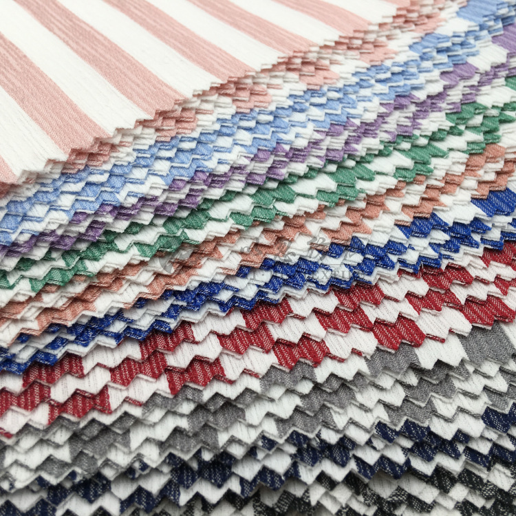 【TR皱】1cm色织条子 140*80 男女通用 时尚衬衫面料 现货供应