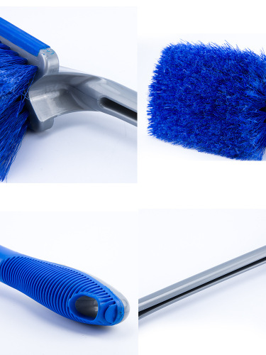 Car wash tool set wheel brush combination household blue tire brush car beauty maintenance cleaning rim brush