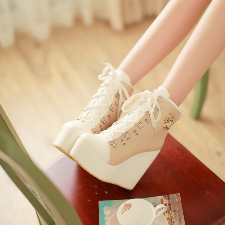 Bottes femme en PU artificiel - Ref 3354869 Image 26