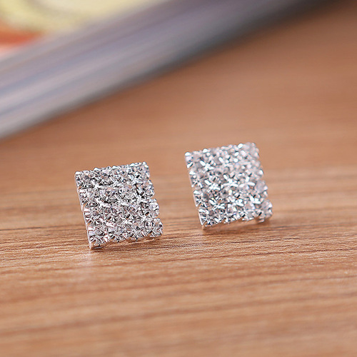 European and American luxury diamond choker necklace bracelet earrings ring set bridal jewelry wedding accessories N4673