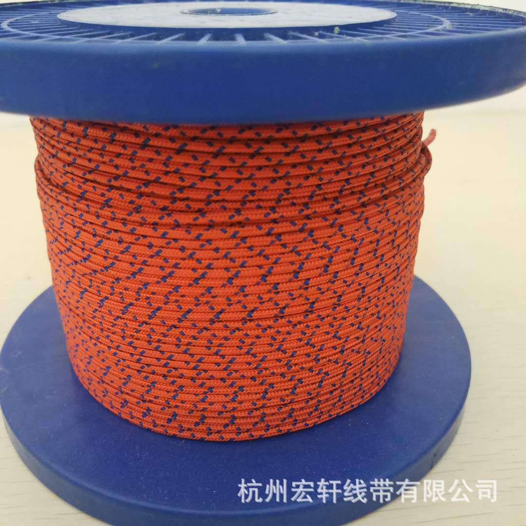 专业定制各种荧光绳夜光绳 高强涤纶七芯伞绳 警示用绳 求生绳具