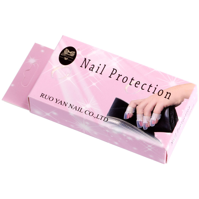 New Manicure Protective Cover, Nail Patch, Anti-Scratch Nail Protective Case, 10 Pcs/Box, Nail Removal Tool Wholesale Clip