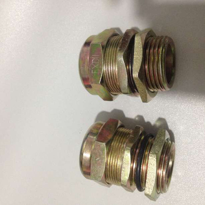 防爆电缆密封接头 M20*1.5碳钢密封接头防水电缆夹紧接头IP68