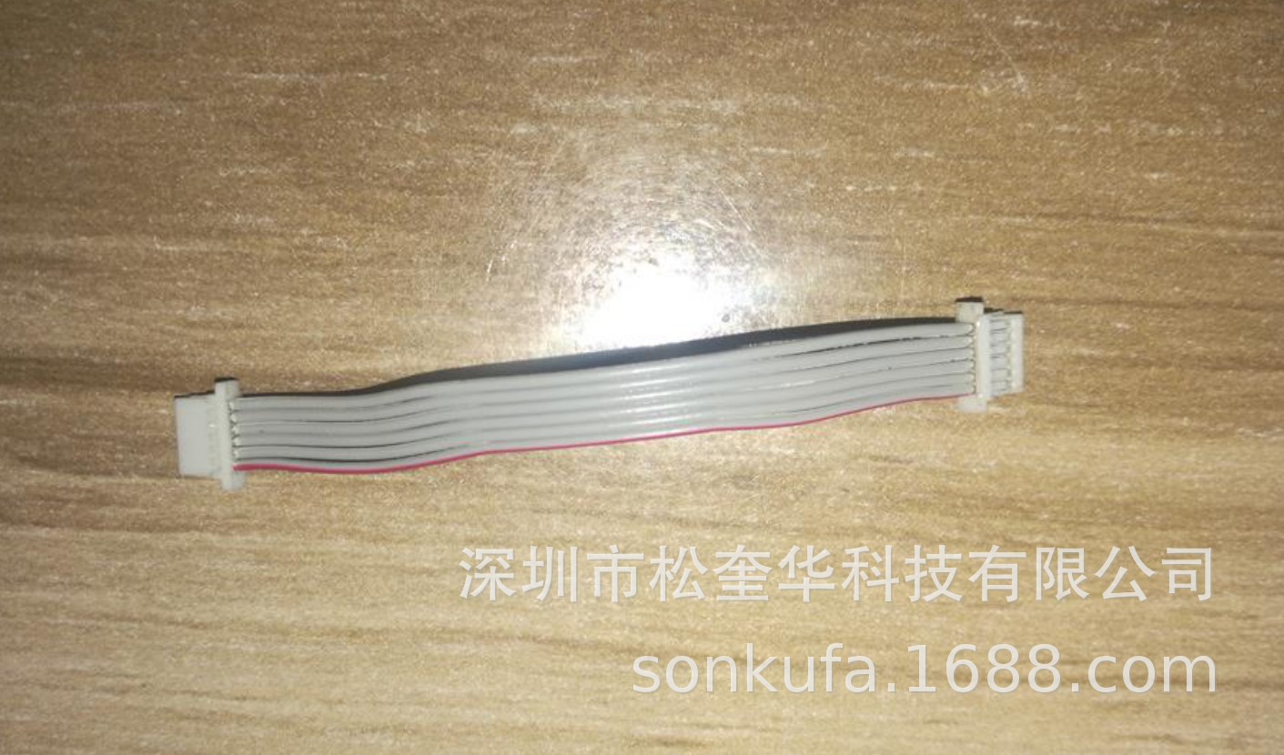 厂家定制6p1.0-65mm灰排线正正或正反电源线电线电缆电线电缆dc线