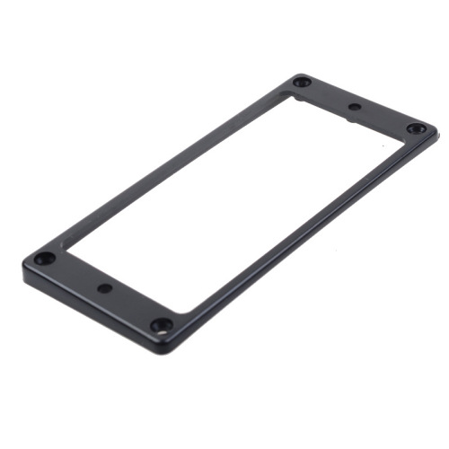 String LP electric guitar dual pickup curved bevel frame Black plastic 7-string curved dual pickup frame